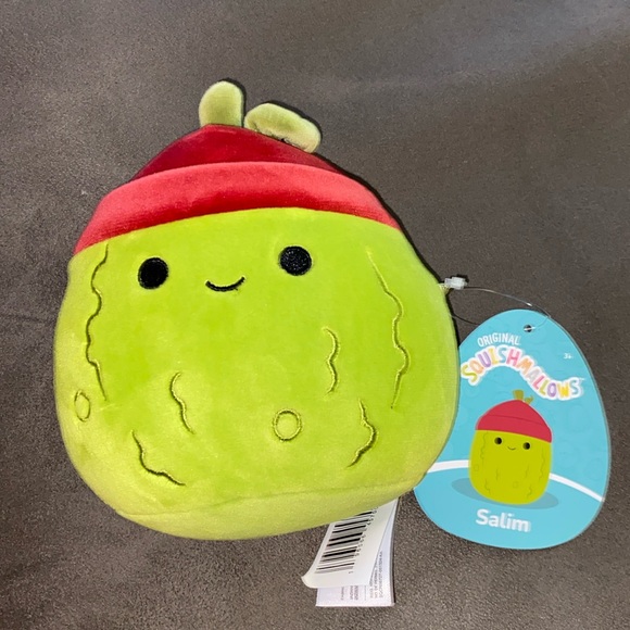 Squishmallows Salim the pickle with hat - Picture 1 of 4